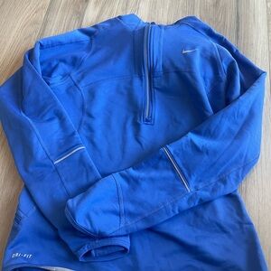 Nike Women's Dri-FIT Blue Sweatshirt